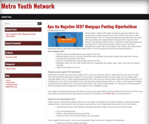 Metroyouthnetwork.com(Metroyouthnetwork) Screenshot