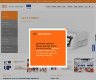 Metrum.com.pl(Metrum Cryoflex) Screenshot