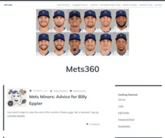 Mets360.com(Wordpress) Screenshot