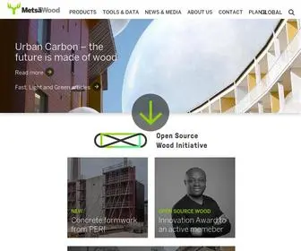 Metsawood.com(Metsä) Screenshot