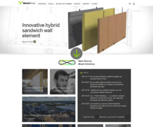 Metsawood.fr(Metsä Wood) Screenshot