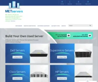 Metservers.com(Used, Refurbished, & Pre-Owned Servers) Screenshot