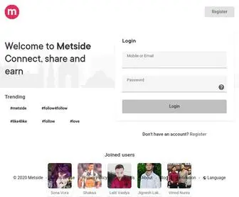 Metside.com(MetSide is the next) Screenshot