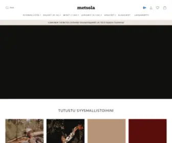Metsola.fi(METSOLA on tunnettu kotimainen lastenvaatemerkki. ​​Öko) Screenshot