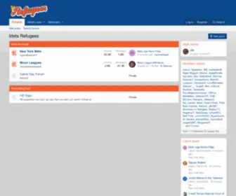 Metsrefugees.com(Mets Refugees) Screenshot