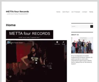 Metta4Records.com(METTA four Records) Screenshot