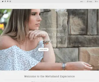 Mettaband.com.au(Mettaband Inspirational Bracelets) Screenshot