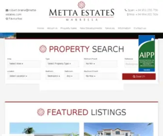 Mettaestates.com(Mettaestates) Screenshot