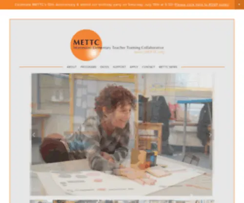 Mettc.org(Montessori Elementary Teacher Training Collaborative) Screenshot