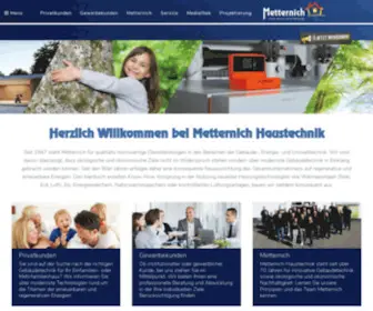 Metternich-Haustechnik.de(Brennstoffzellen-Heizgerät) Screenshot