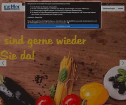 Mettler-Kuechen.de(Mettler Küchenwelt) Screenshot