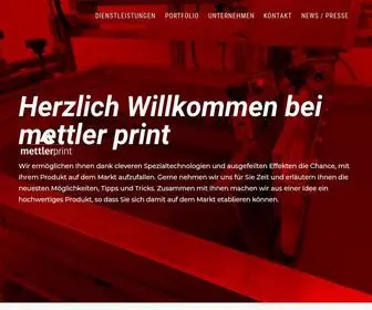 Mettlerprint.ch(Mettler print GmbH) Screenshot