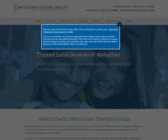 Metuchendental.com(Dentist in Metuchen) Screenshot