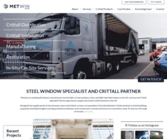 Metwin.co.uk(Crittall Specialists) Screenshot