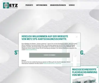 Metz-STyropor.de(Dämmen) Screenshot