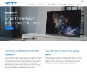 Metzblue.com(METZ Blue) Screenshot