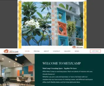 Metzcamp.com(Coworking space in Cambodia) Screenshot