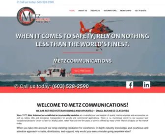 Metzcommunication.com(Marine Antenna Specialists US) Screenshot