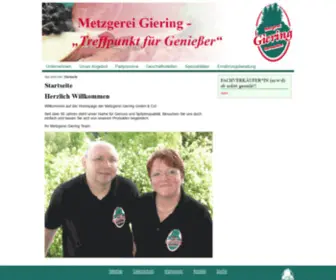 Metzgerei-Giering.de(Metzgerei Giering) Screenshot