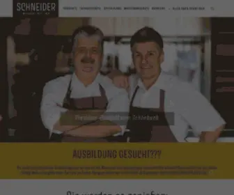 Metzgerei-SChneider.de(Willkommen in der Metzgerei Schneider) Screenshot