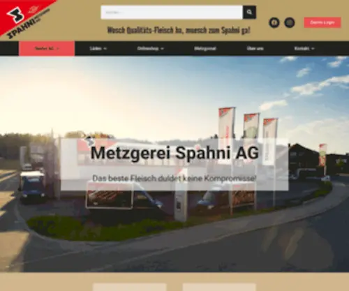 Metzgerei-Spahni.ch(Metzgerei Spahni AG) Screenshot