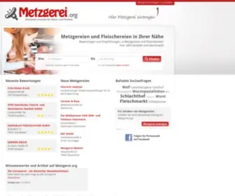 Metzgerei.org(Metzgereien) Screenshot