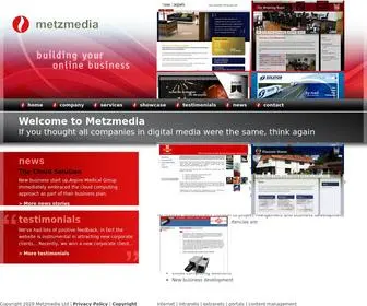 Metzmedia.com(Website design) Screenshot