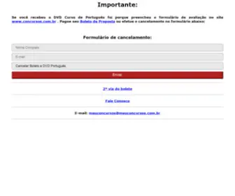 Meuconcursos.com.br Screenshot