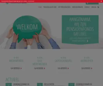 Meubelpensioen.nl(Pensioenfonds Meubel) Screenshot