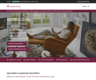 Meubelzorg.nl(Specialist in sta op stoelen en relaxfauteuils) Screenshot