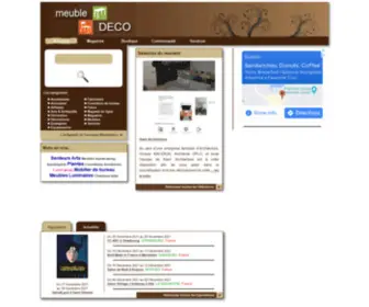 Meubledeco.fr(Annuaire du meuble) Screenshot