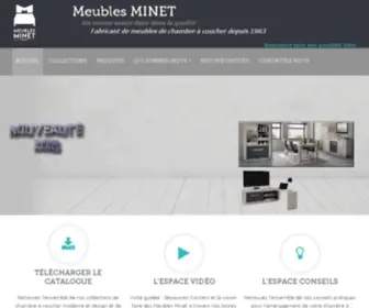 Meublesminet.com(Fabricant De Meuble Français Haut De Gamme) Screenshot