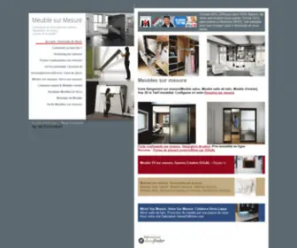 Meublesurmesure.net(Meubles sur mesure et Dressing sur mesure) Screenshot