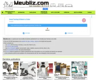 Meubliz.com(Meuble de style ancien et objets design. Comment reconnaître et estimer ses antiquités) Screenshot