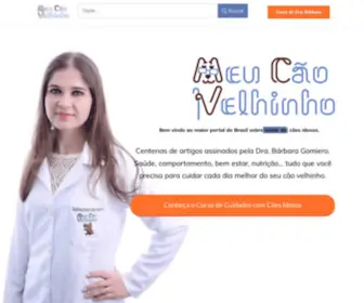 Meucaovelhinho.com.br(Meucaovelhinho) Screenshot