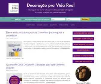 Meuestilodecor.com.br(Meu Estilo Decor) Screenshot