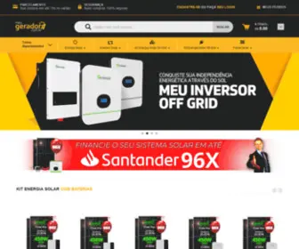 Meugerador.com.br(ENERGIA SOLAR) Screenshot