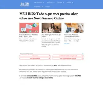 Meuinssonline.com(MEU INSS → Como Funciona o Portal) Screenshot