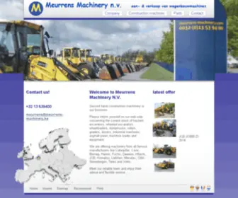 Meurrens-Machinery.com(Meurrens Machinery) Screenshot