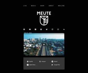 Meute.eu(MEUTE is a Techno Marching Band) Screenshot
