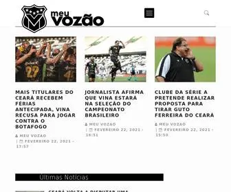 Meuvozao.com(Notícias do Ceará Sporting Club) Screenshot