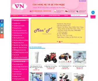 Mevabevanngoc.com(Xe đẩy em bé) Screenshot