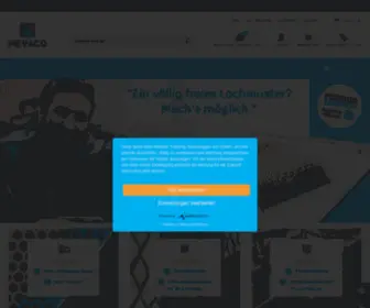 Mevaco.de(Streckmetalle, Lochbleche, Gitter) Screenshot