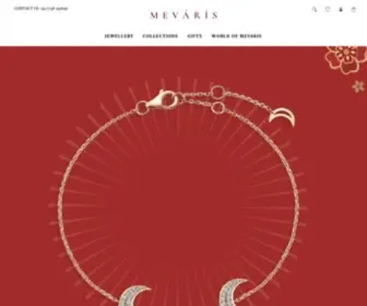 Mevaris.com(Modern Fine Jewellery originated from Grand Bazaar) Screenshot