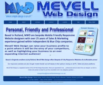 Mevellwebdesign.co.uk(Mevell Web Design) Screenshot