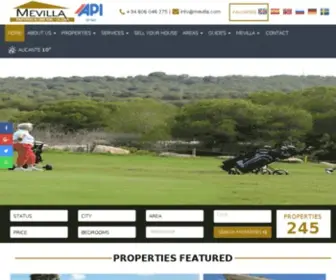 Mevilla.co.uk(Luxury Property Costa Blanca) Screenshot