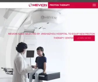 Mevion.com(Mevion Medical Systems) Screenshot