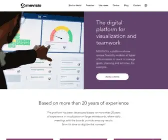 Mevisio.com(The digital platform for visualization and teamwork) Screenshot