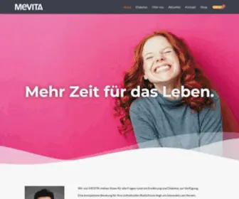 Mevita.de(Mensch Ernährung Vita) Screenshot