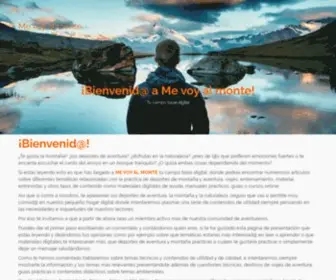 Mevoyalmonte.com(¡BIENVENID@ A ME VOY AL MONTE) Screenshot